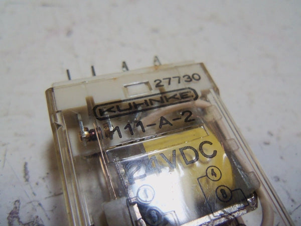 LOT OF 2 KUHNKE 111-A-2 RELAY NSMP
