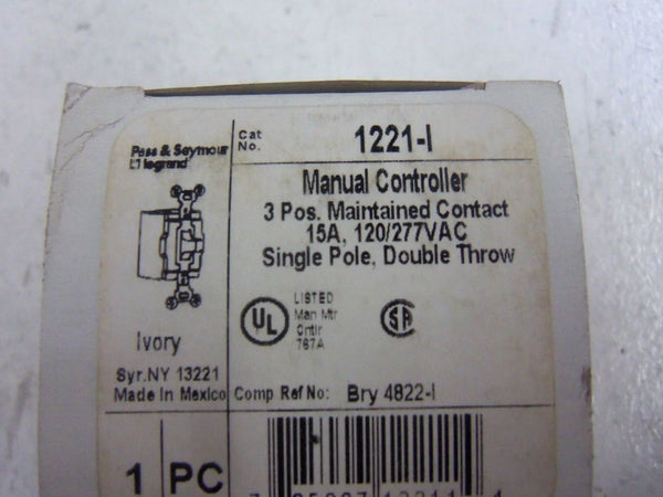 LOT OF 2 PASS & SEYMOUR 1221-I MANUAL CONTROLLER NSMP