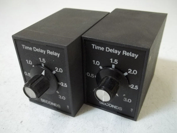 LOT OF 2 SSAC INC. PRB41 TIME DELAY RELAY 120V UNMP