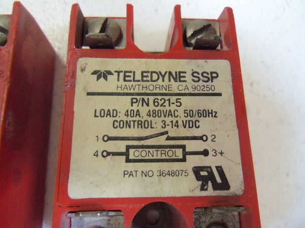 LOT OF 2 TELEDYNE SSP 621-5 RELAY AS IS