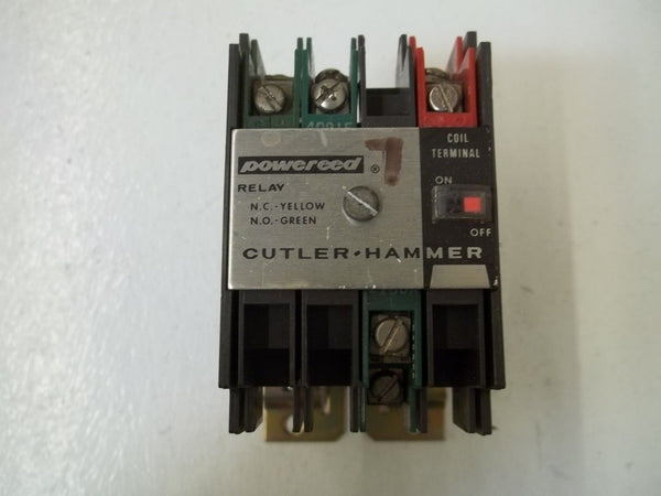 LOT OF 4 CUTLER HAMMER D40RB SER.A-2-BASE CONTROL RELAY UNMP