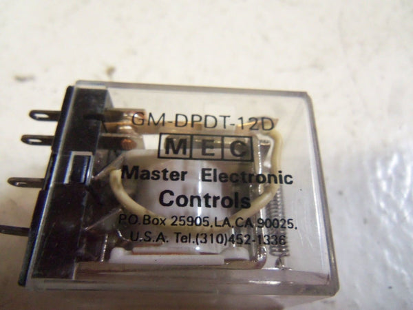 LOT OF 4 MEC GM-DPDT-12D RELAY UNMP