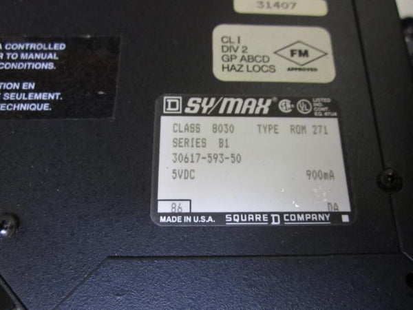 LOT OF 6 SQUARE D / SY/MAX RELAY OUTPUT 8030-ROM271 SER.B1 240VAC UNMP