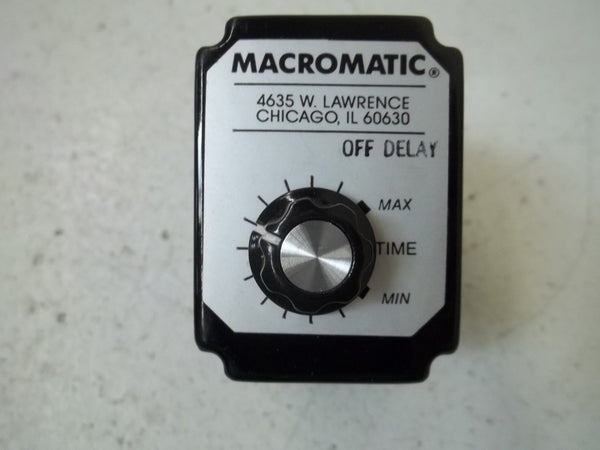 MACROMATIC SS51622-05 RELAY 120V UNMP