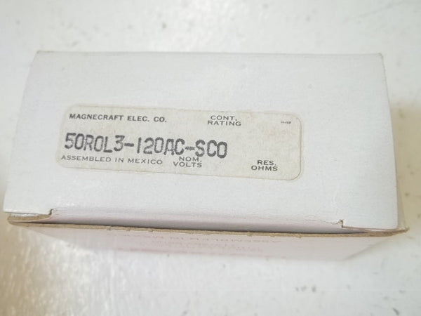 MAGNECRAFT 50R0L3-120AC-SCO RELAY NSMP