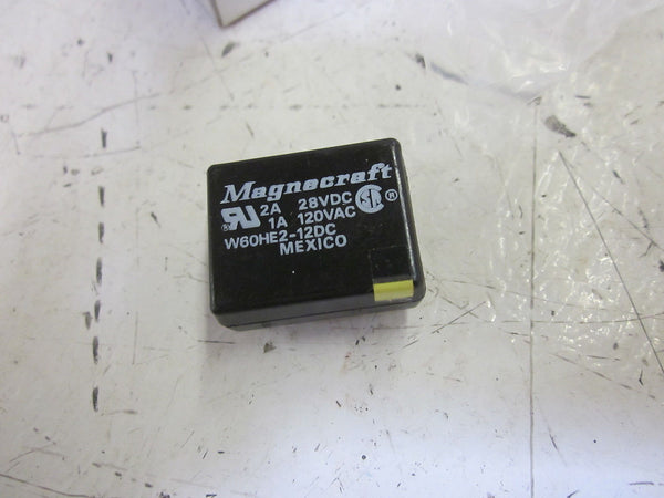 MAGNECRAFT W60HE2-12DC RELAY 1A 120VAC / 2A 28VDC NSMP