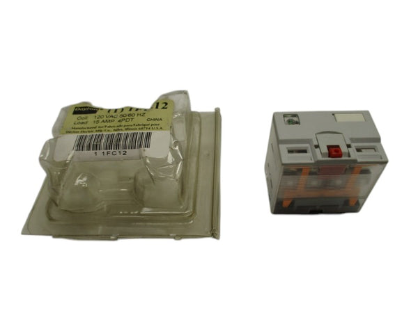 DAYTON 1FC12 RELAY 120VAC 15A NSMP