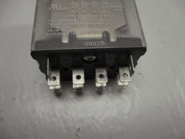DAYTON 1FC12 RELAY 120VAC 15A NSMP