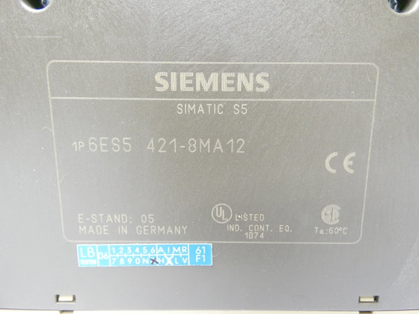 SIEMENS 6ES5421-8MA12 24VDC NSNP