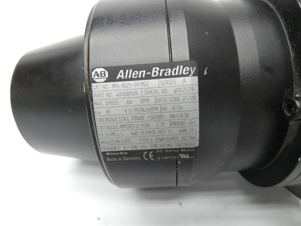 ALLEN BRADLEY MPG-B025-091M22 SER. A 460V NSNP