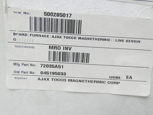 AJAX MAGNETHERMIC SC-72037A01 NSMP