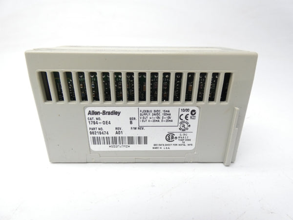 ALLEN BRADLEY 1794-OE4 SER. B REV. A01 24VDC UNMP