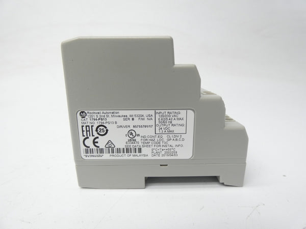 ALLEN BRADLEY 1794-PS13 SER. B 120/230VAC 0.62/0.42A NSMP