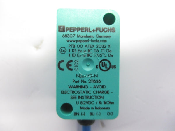 PEPPERL+FUCHS NJ2-V3-N 211636 8.2VDC NSMP