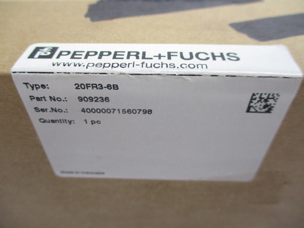 PEPPERL+FUCHS 20FR3-6B 909236 125-250VAC 2-3A NSMP