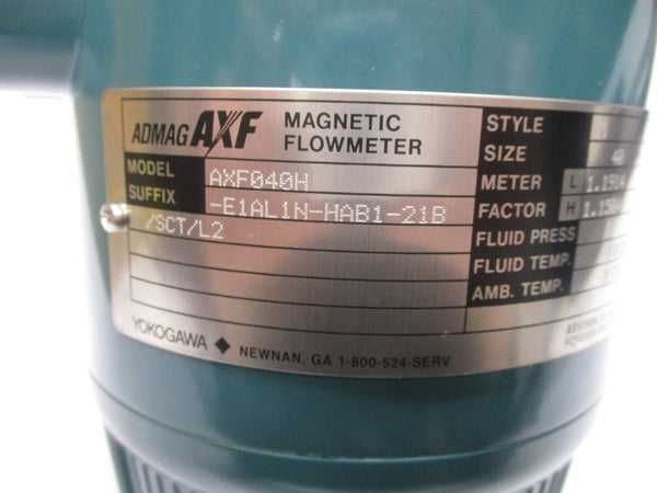 YOKOGAWA AXF040H-E1AL1N-HAB1-21B/SCT/L2 100-240VAC 0.2A NSMP