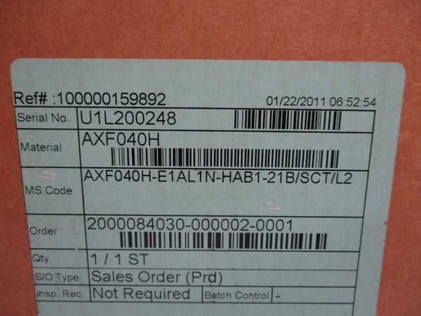 YOKOGAWA AXF040H-E1AL1N-HAB1-21B/SCT/L2 100-240VAC 0.2A NSMP