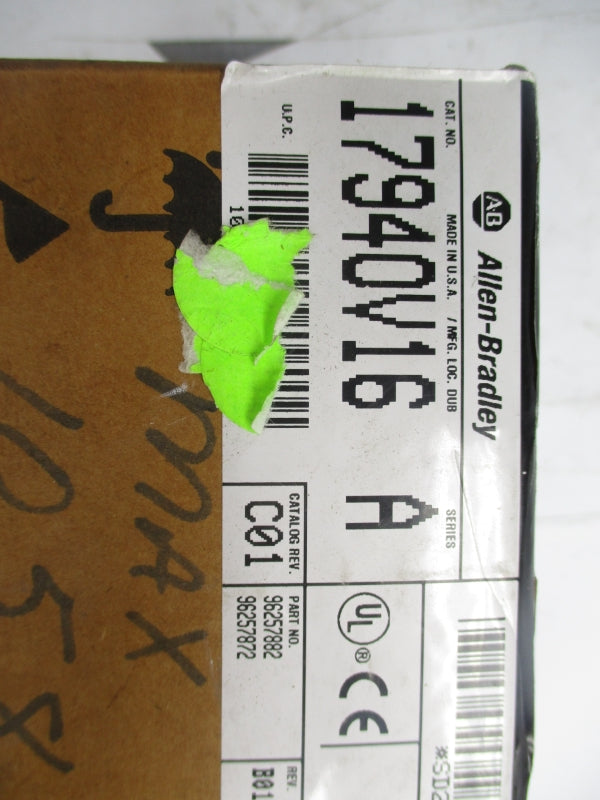 ALLEN BRADLEY 1794-OV16 SER. A REV. B01 24VDC NSMP