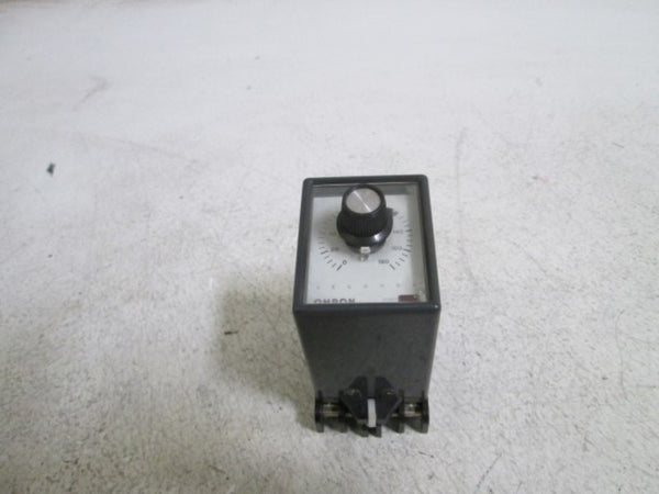 OMRON STPMNHAD TIME DELAY RELAY 180s  UNMP