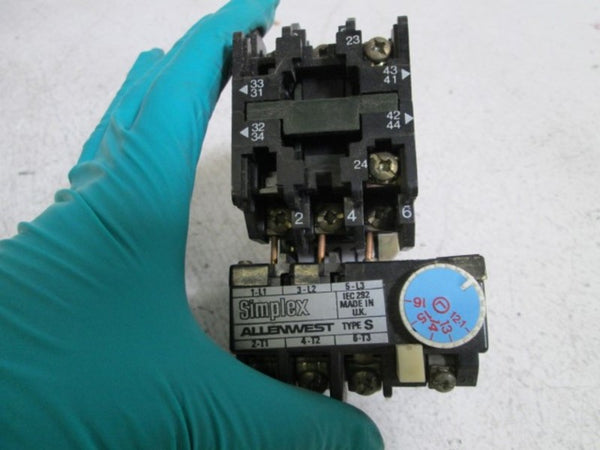 SIMPLEX RELAY TYPE: S W/ TYPE: U011 UNMP