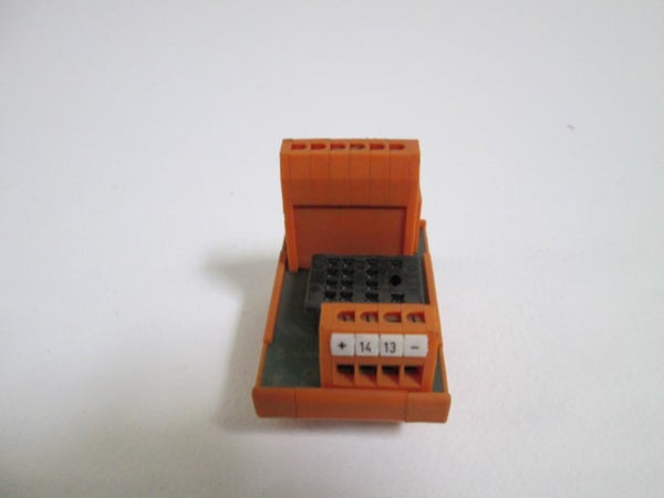 WEIDMULLER RELAY SOCKET ONLY RS-14A (AS PICTURED) AS IS