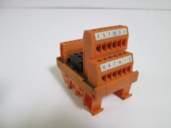 WEIDMULLER RELAY SOCKET ONLY RS-14A (AS PICTURED) AS IS