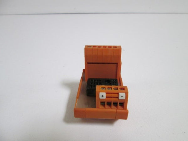 WEIDMULLER RELAY SOCKET ONLY RS18A (AS PICTURED) AS IS