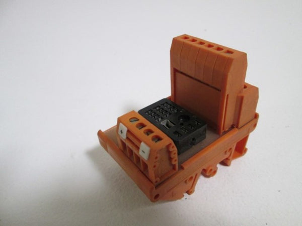 WEIDMULLER RELAY SOCKET ONLY RS18A (AS PICTURED) AS IS