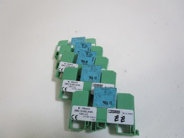 PHOENIX CONTACT RELAY MODULE (2964432) EMG10-REL/KSR-120/1-LC UNMP
