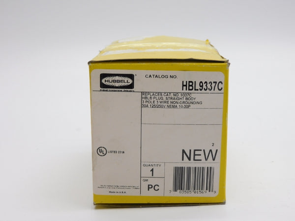 HUBBELL HBL9337C 125/250V 30A NSMP