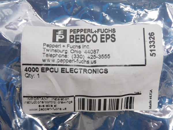 PEPPERL+FUCHS 4000 EPCU 513326 514100 NSMP