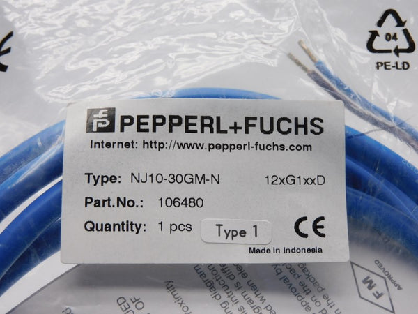 PEPPERL+FUCHS NJ10-30GM-N 106480 5-25VDC NSMP
