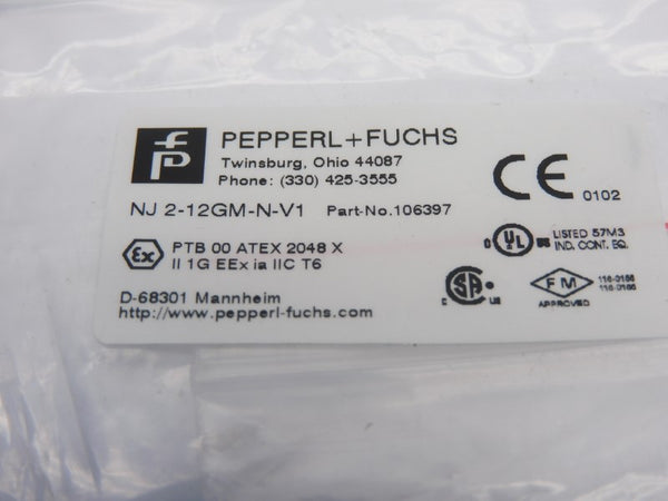 PEPPERL+FUCHS NJ2-12GM-N-V1 106397 NSMP