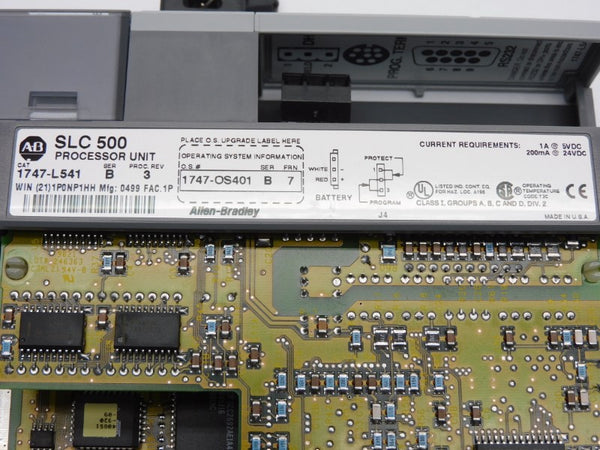 ALLEN BRADLEY 1747-L541 SER. B F/W 7 24VDC 1A NSNP