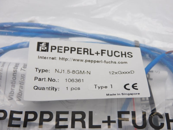 PEPPERL+FUCHS NJ1.5-8GM-N 106361 8VDC NSMP