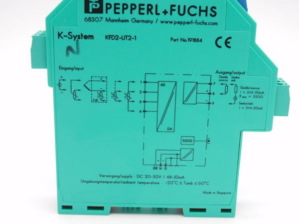 PEPPERL+FUCHS KFD2-UT2-1 191884 20-30VDC NSNP