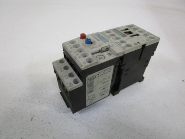 SIEMENS RELAY/CONTACTOR 3RU1116-1CB0 W/ 3RT1015-1AK61 UNMP