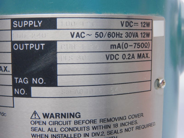 YOKOGAWA AXF015C-D1AH1H-AA12-21B/FF1 100-240VAC 0.2A NSNP