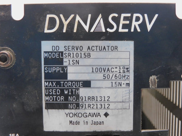 YOKOGAWA SR1015B-1SN 100VAC (AS PICTURED) UNMP