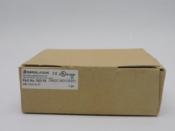 PEPPERL+FUCHS 182116 SB4 MODULE 4C NSMP