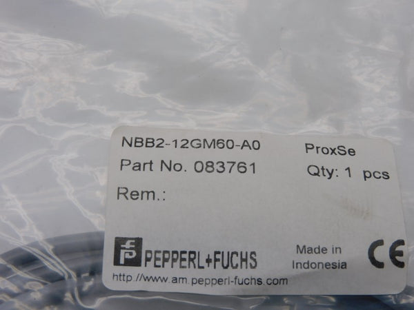 PEPPERL+FUCHS NBB2-12GM60-A0 083761 NSMP