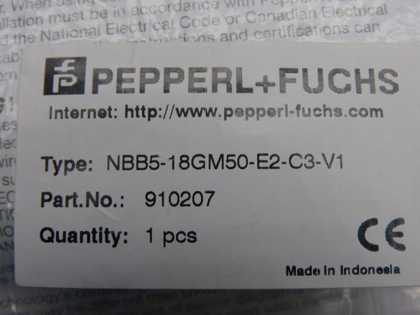 PEPPERL+FUCHS NBB5-18GM50-E2-C3-V1 910207 NSMP