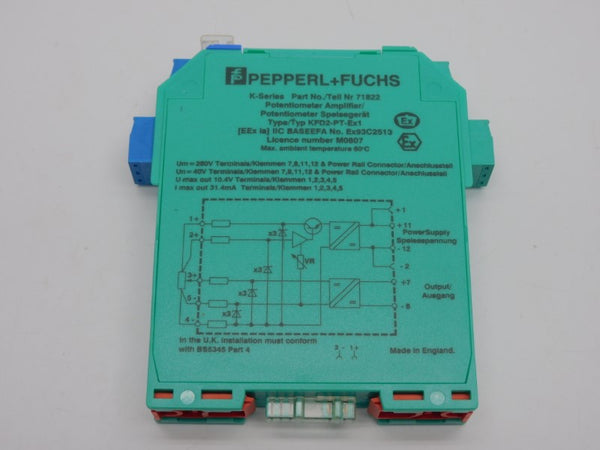 PEPPERL+FUCHS KFD2-PT-EX1 71822 250V NSMP