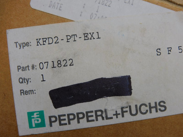 PEPPERL+FUCHS KFD2-PT-EX1 71822 250V NSMP
