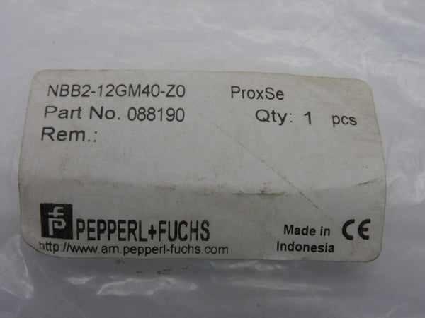 PEPPERL+FUCHS NBB2-12GM40-Z0 088190 NSMP