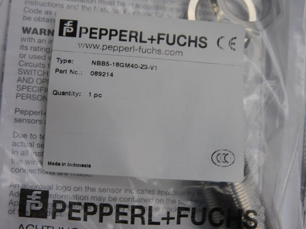 PEPPERL+FUCHS NBB5-18GM40-Z3-V1 89214 5-60VDC NSMP