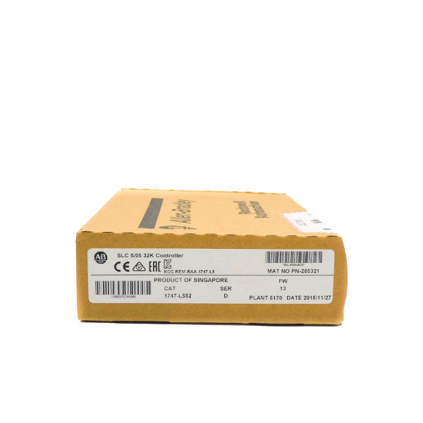 ALLEN BRADLEY 1747-L552 SER. D F/W 13 DATE: 2015 NSFS