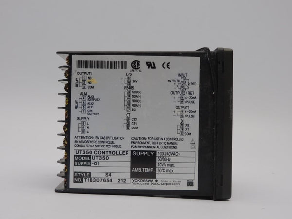 YOKOGAWA UT350-01 S4 100-240VAC UNMP