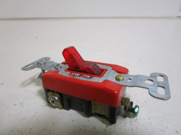 PASS & SEYMOUR SINGLE POLE SWITCH 20AC1-RPL NSMP