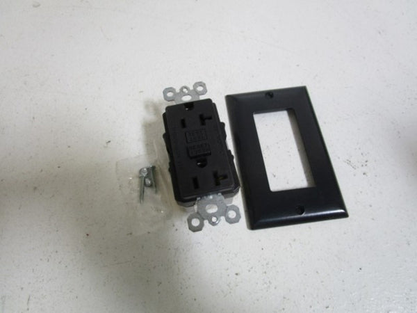 LOT OF 2 PASS & SEYMOUR DUPLEX RECEPTACLE 2091-BK NSMP